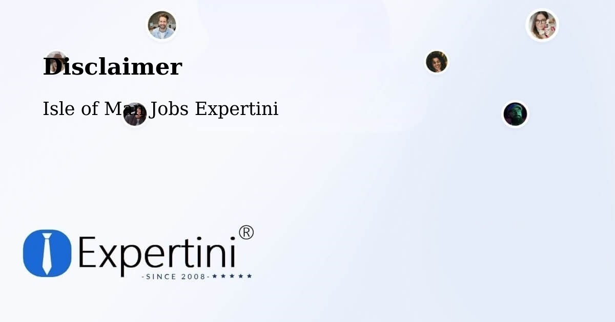 Disclaimer – Colby - Isle of Man Jobs Expertini