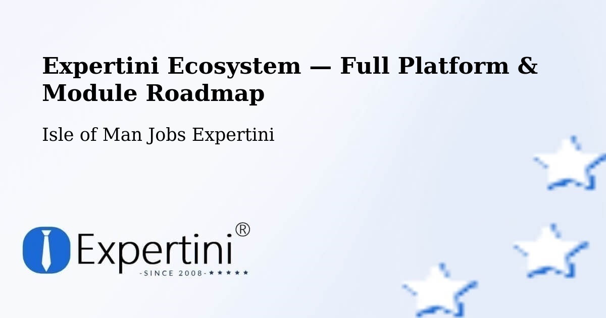Expertini Ecosystem — Full Platform & Module Roadmap – Colby